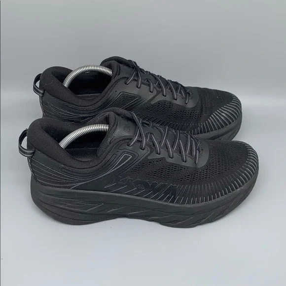 Hoka | Shoes | Hoka One Bondi 7 Wide Triple Black Road  display picture 3